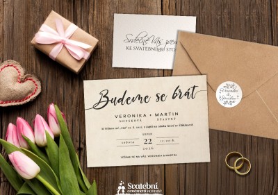 Svatební oznámení A6L - 896