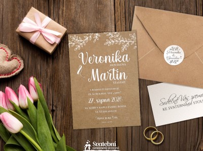 Svatební oznámení A6S - 1017