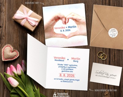 Svatební oznámení CT - 314