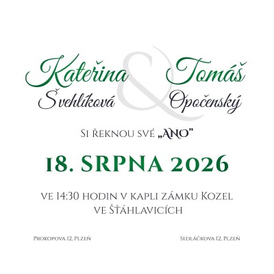 Svatební oznámení - 351