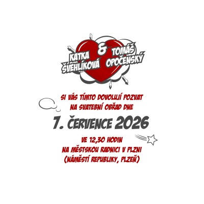 Svatební oznámení CT - 50