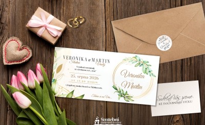 Svatební oznámení DLL - 1045
