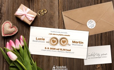 Svatební oznámení DLL - 302