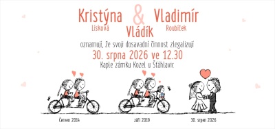 Svatební oznámení DLL - 396