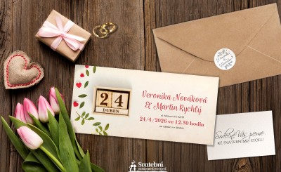 Svatební oznámení DLL - 423