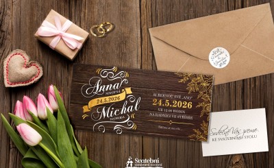 Svatební oznámení DLL - 435