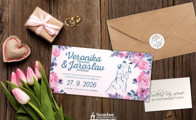 Svatební oznámení DLL - 521