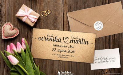 Svatební oznámení DLL - 977