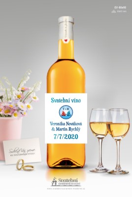 Etiketa na víno samolepící EV - 268