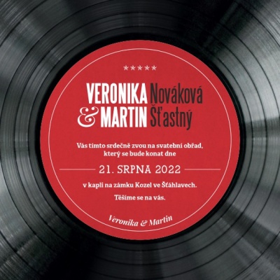 Svatební oznámení CT deska - 17
