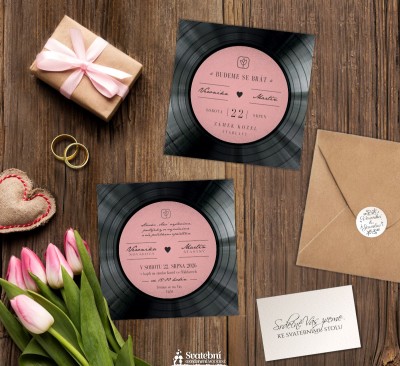 Svatební oznámení CT deska - 9